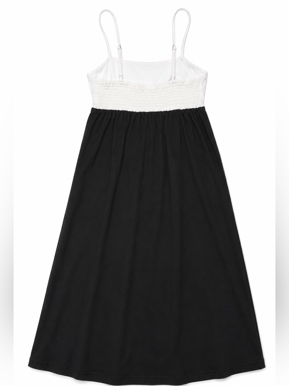 Sincerely Jules Black and Cream Midi Dress Size Medium - Picture 4 of 10